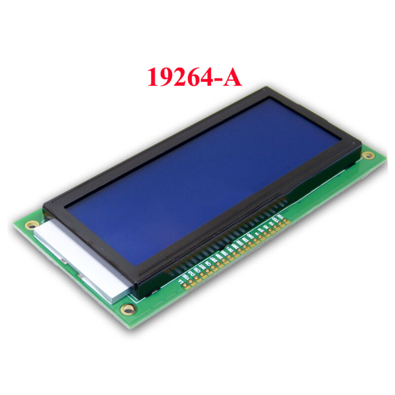 4.37 inch 20PIN 19264A LCD Graphic Screen Module 3.3V  Blue/White/Yellow Green
