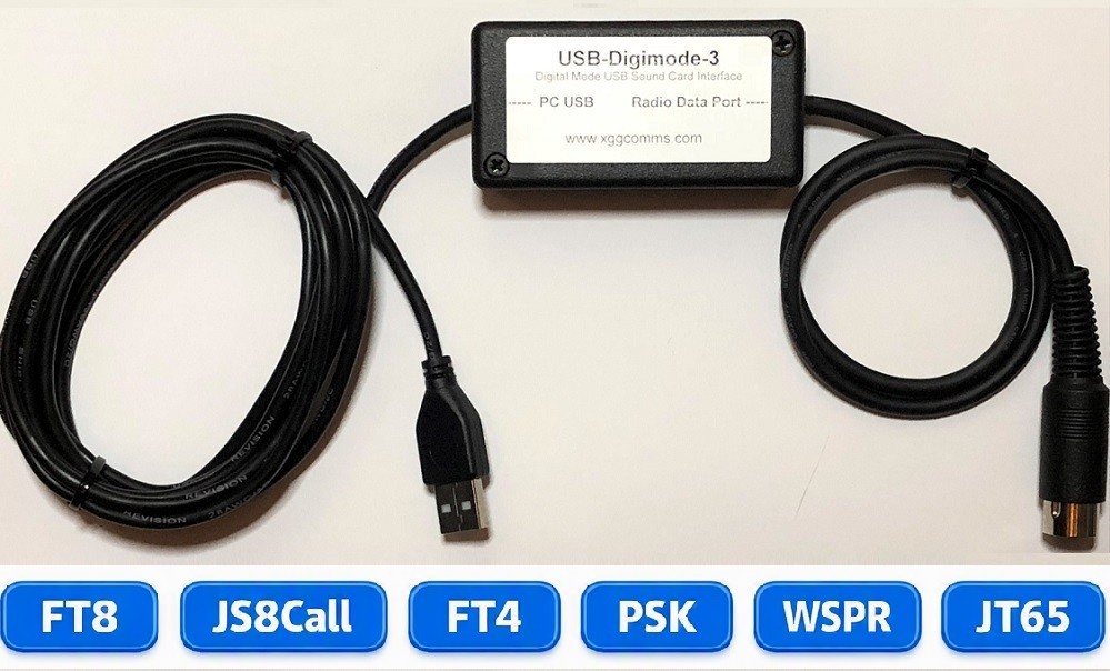 USB Digital Mode Sound Card Interface for FT8 FT4 WSJT-X FLDIGI JS8Call WSPR