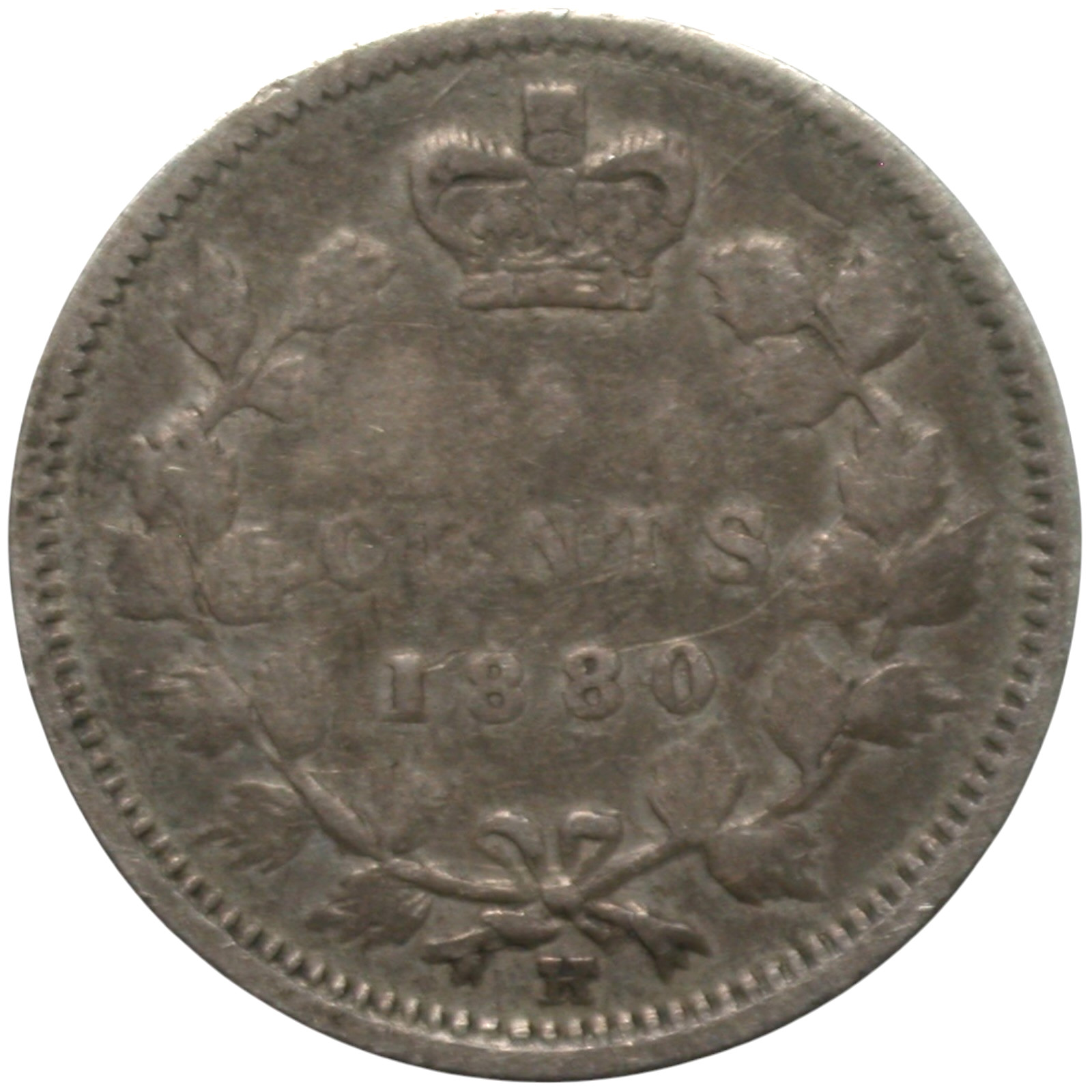 Canada 1880 H 5 Cents