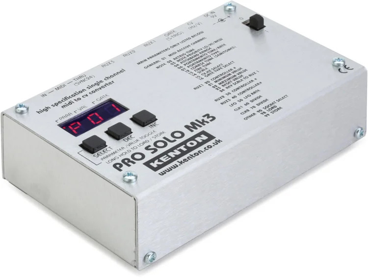 Kenton Pro Solo Mk3 Single-channel MIDI to CV Converter