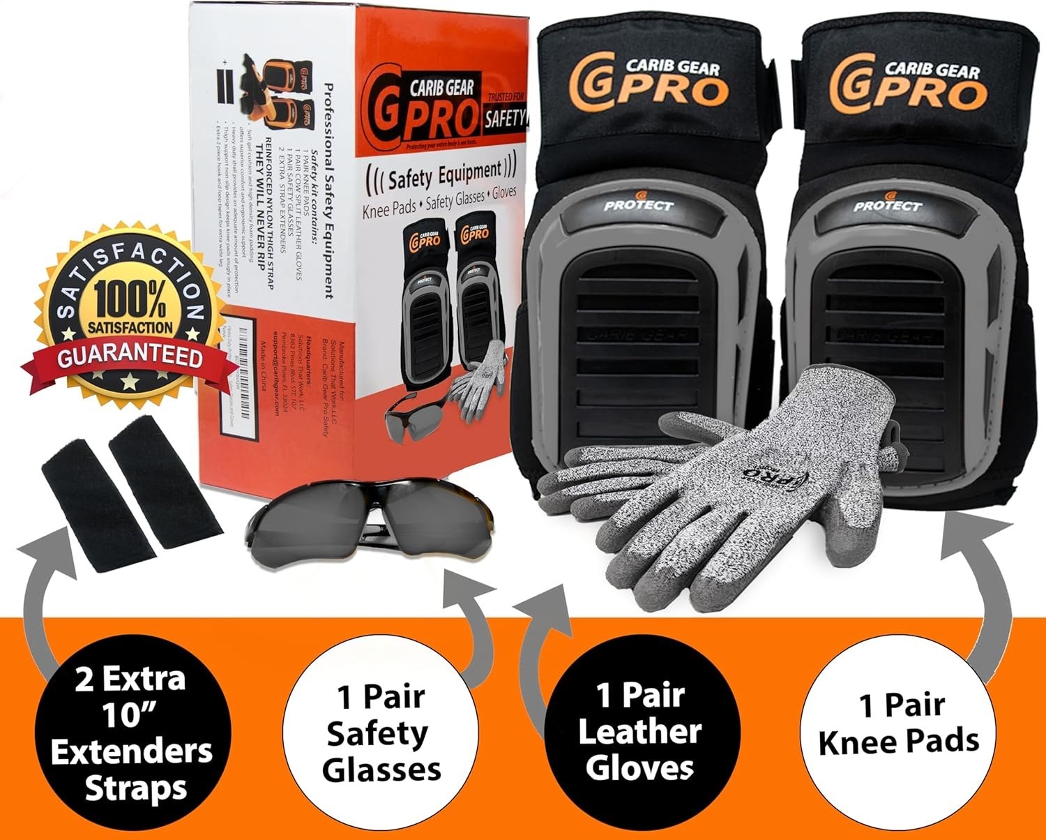 Men's Professional Construction Knee Pad for Work - Heavy Duty Pad, Extra Thi...