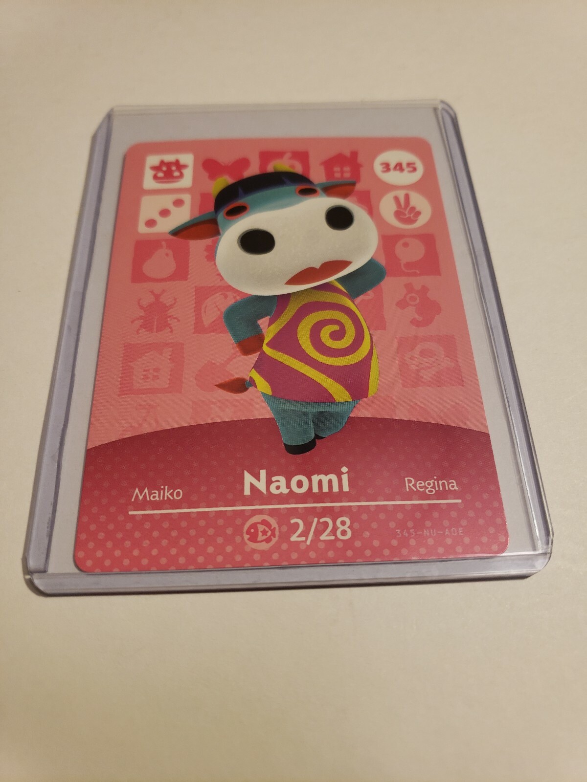 !SUPER SALE! Naomi # 345 Animal Crossing Amiibo Card Horizon Series 4 MINT!
