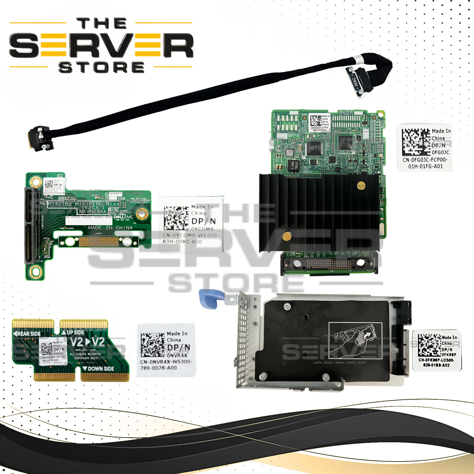 Controller Kit Dell Perc H330 12G SATA for C6420 w/ 0NVR4X 0YCGM8 0FK98P 0FG0JC