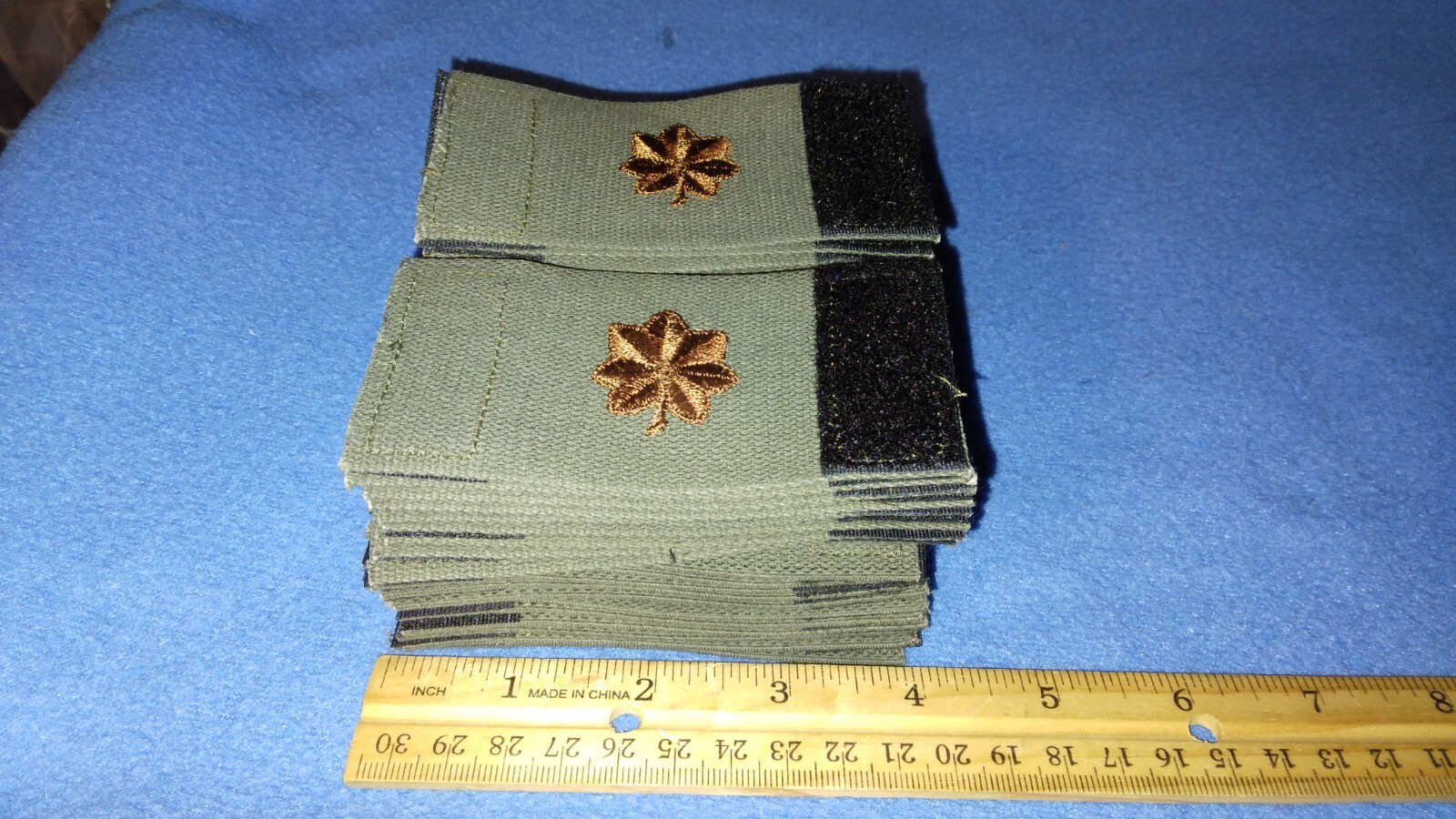 20 PAIRS - VIETNAM ERA Army Rank SUBDUED MAJOR Gortex Slide-Ons - NEW