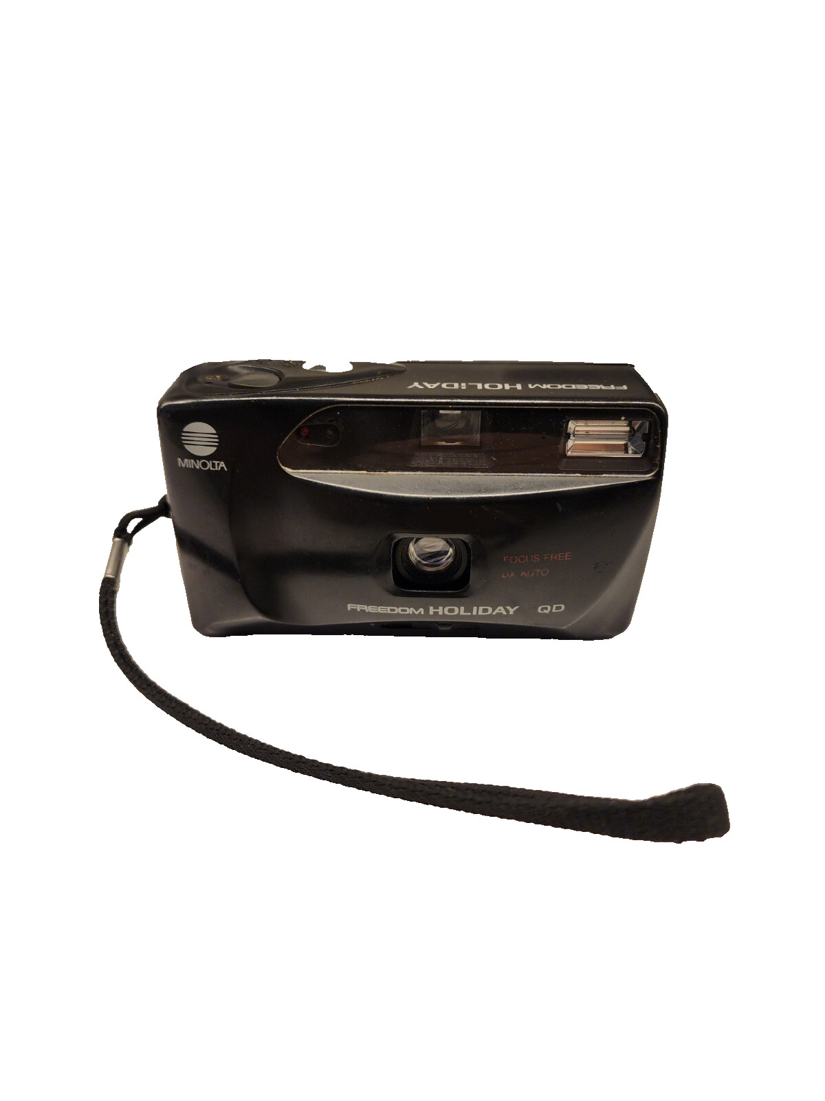 MINOLTA-Freedom Holiday-QD Focus Free DX Auto Film Camera-VINTAGE-NOT TESTED