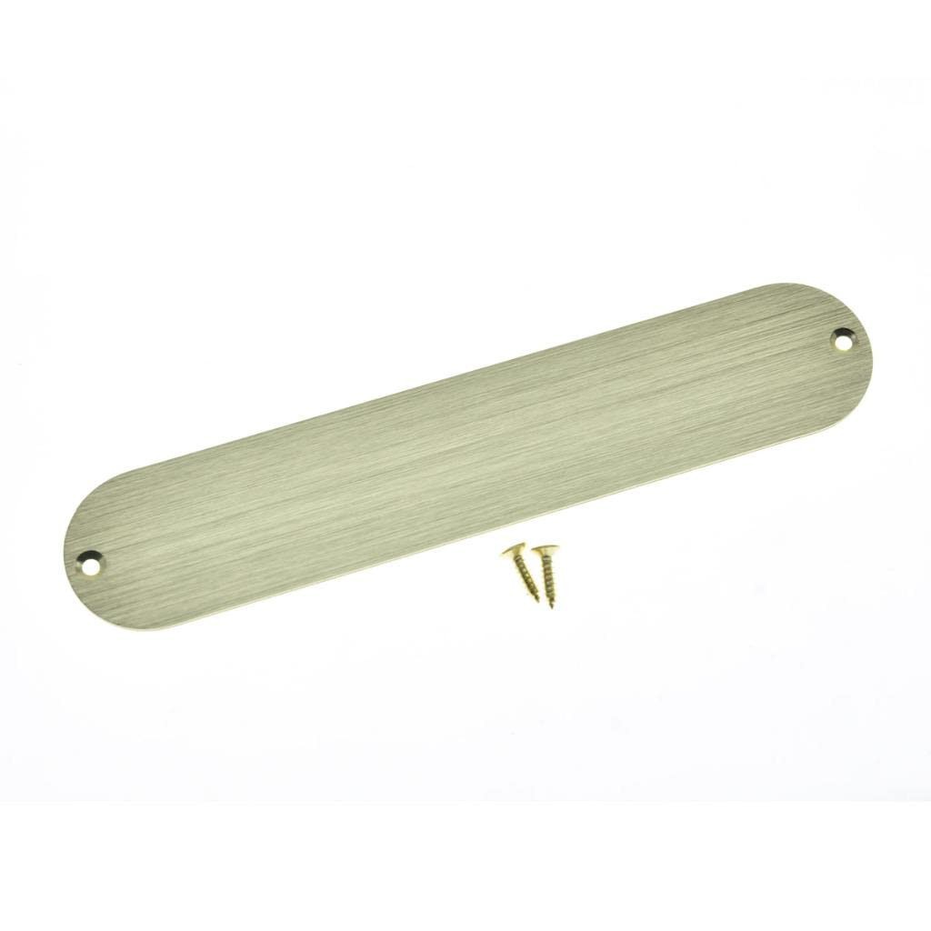 Dopro Standard 32mm Width Blank Control Plate No Hole Aluminum Anodized Gold