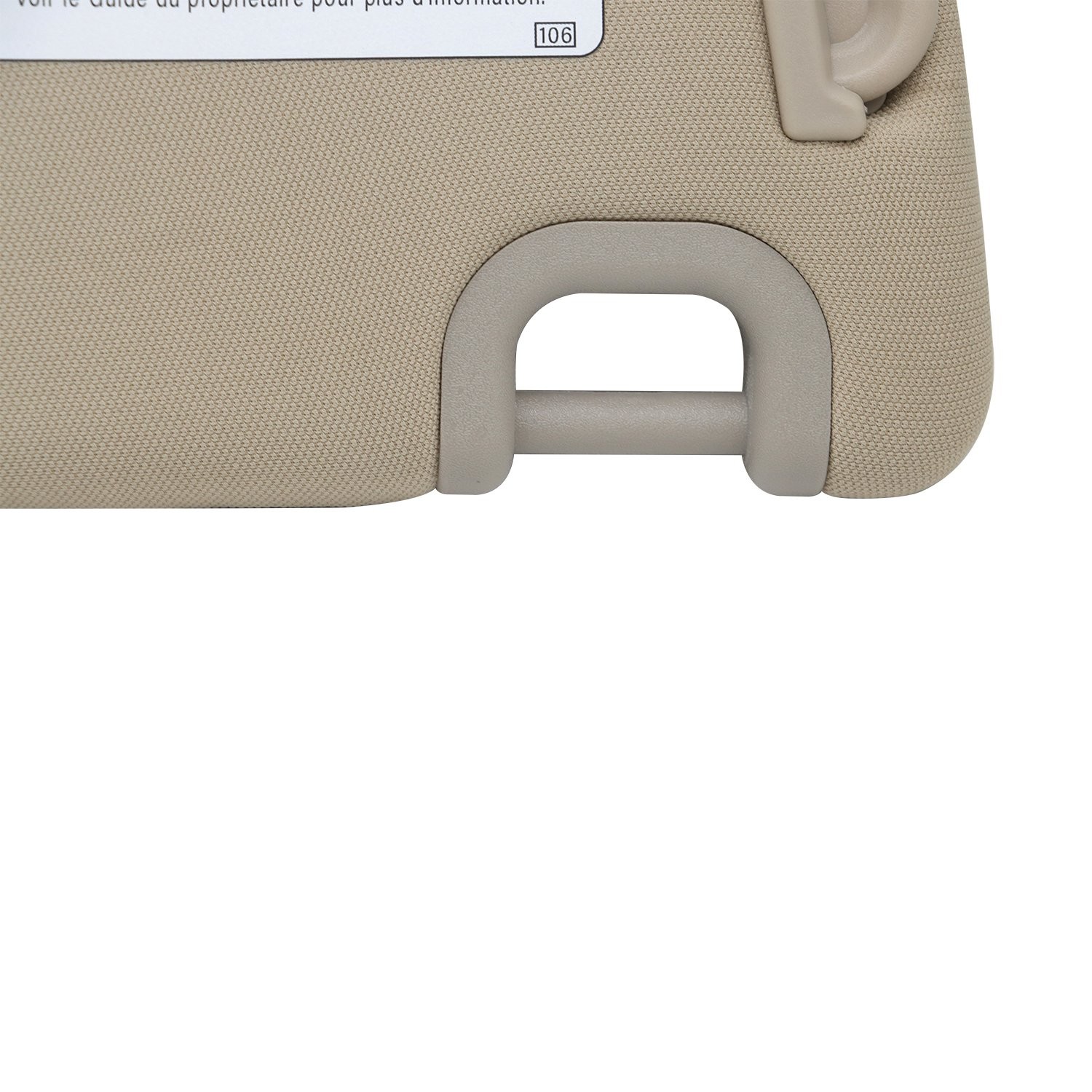 Left Driver Side Sun Visor for Infiniti QX60 2.5L 2014-2019 Extendable