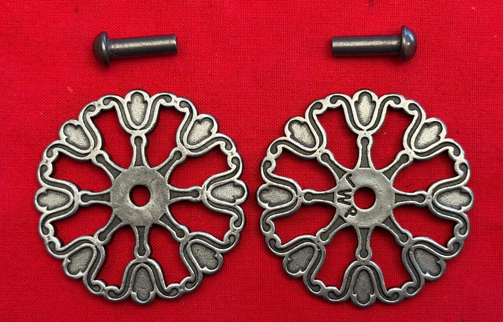 BRAND NEW  2" TULIP COWBOY VAQUERO Fancy SPUR ROWELS & Pins