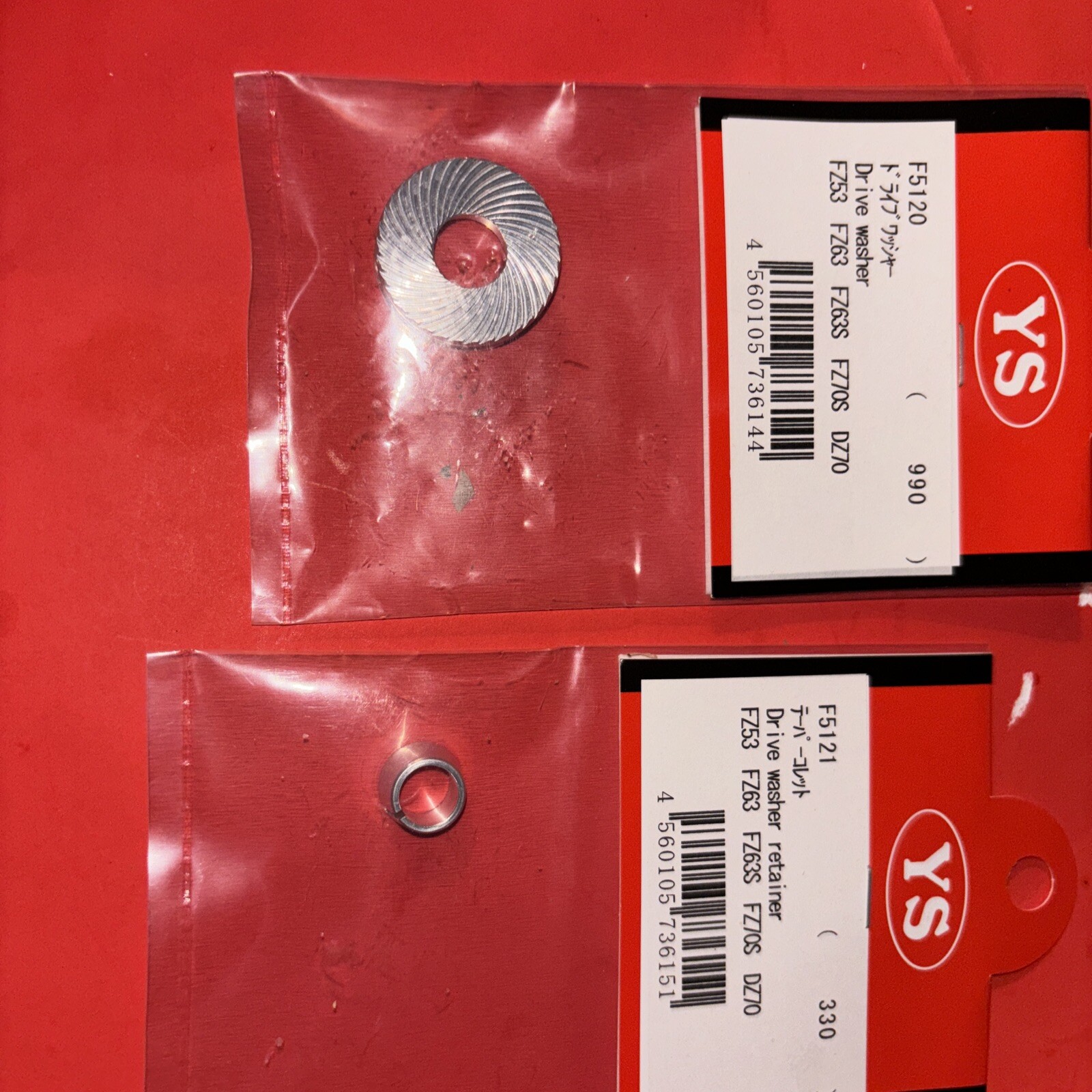 YS FZ 53,FZ63,FZ63S,FZ70S,DZ70 DRIVE WASHER ASSY NIP