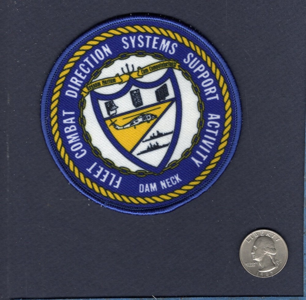 Fleet Combat Direction Systems Support Activity DAM NECK US NAVY Base Ship Patch