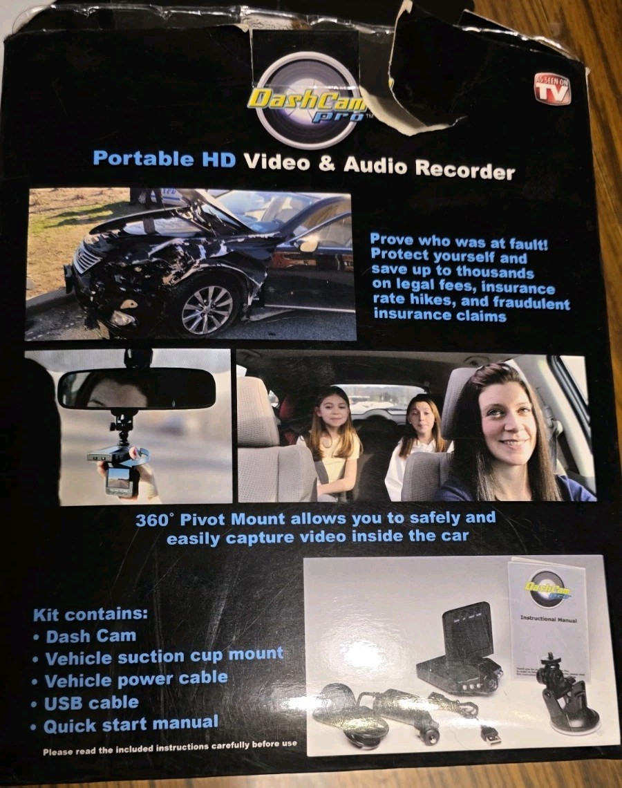 DashCam Pro Portable Video and Audio Recorder