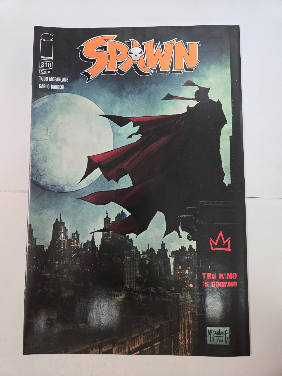 SPAWN #318 2021 COVER B NEAR MINT IMAGE COMICS MCFARLANE b-385