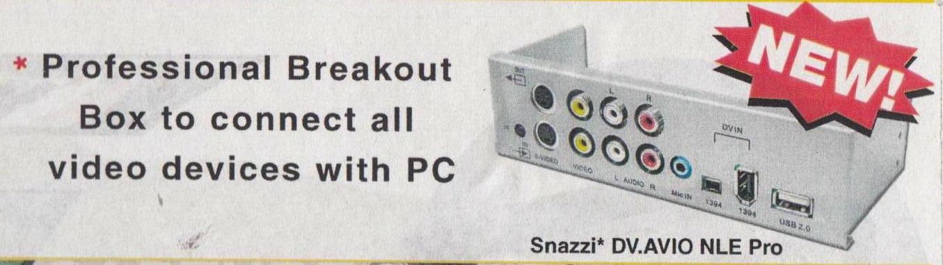 NEW! Unopened. Video Capture & Editing Kit. Snazzi* SN1604. Includes everything!