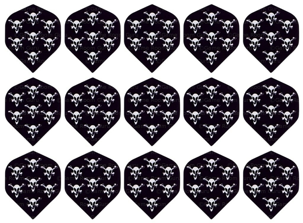 5 New Sets Metronic Standard Dart Flights – Ships w/ Tracking - Multi Skulls