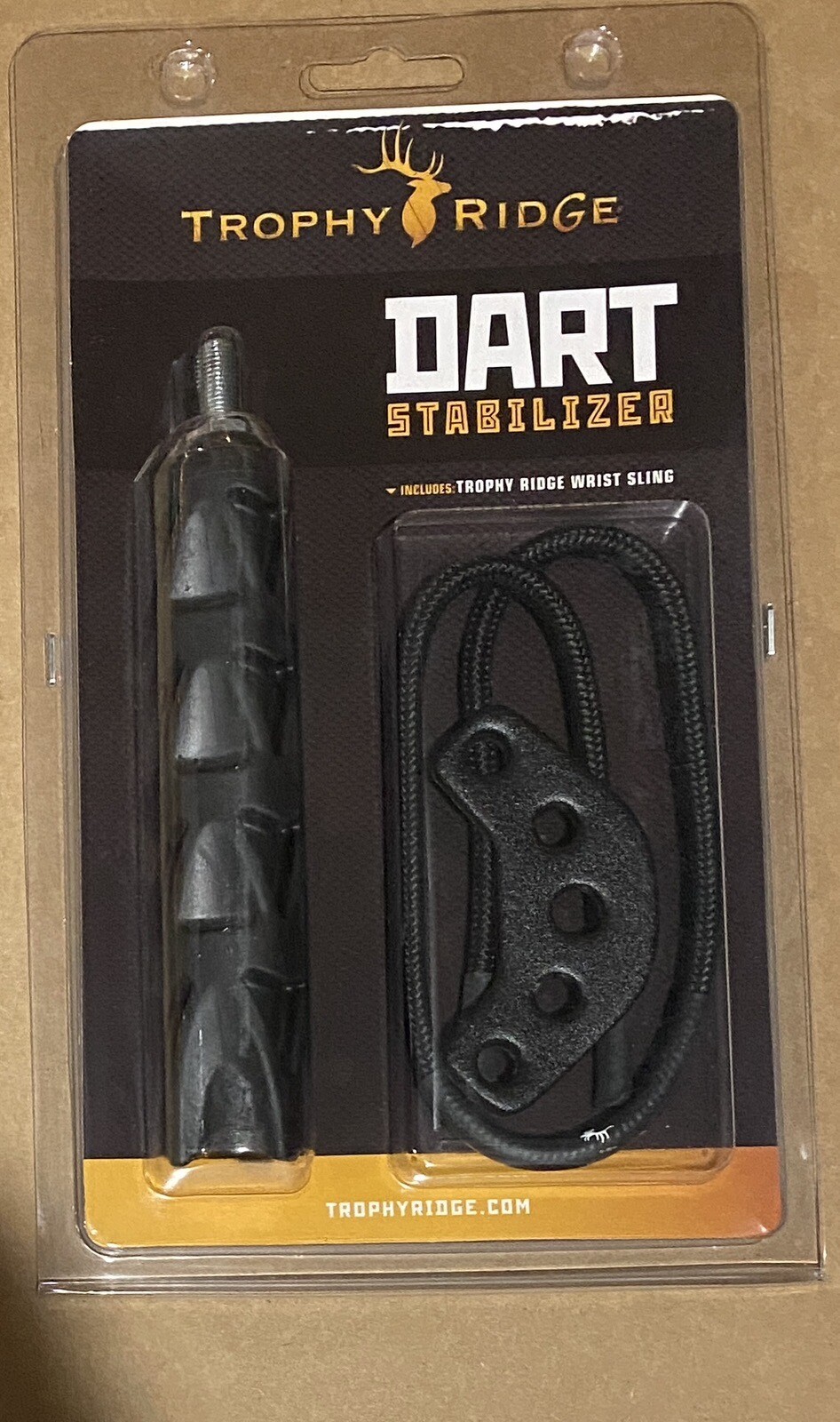 New Trophy Ridge Dart Stabilizer and Wrist Sling Noise Dampening Black Archery