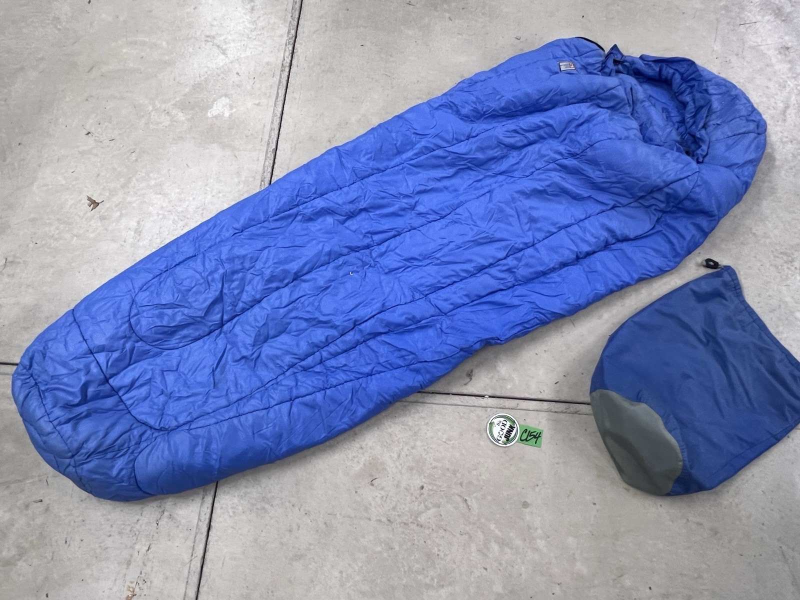 NOLS National Outdoor Leadership School Mummy Blue Sleeping Bag