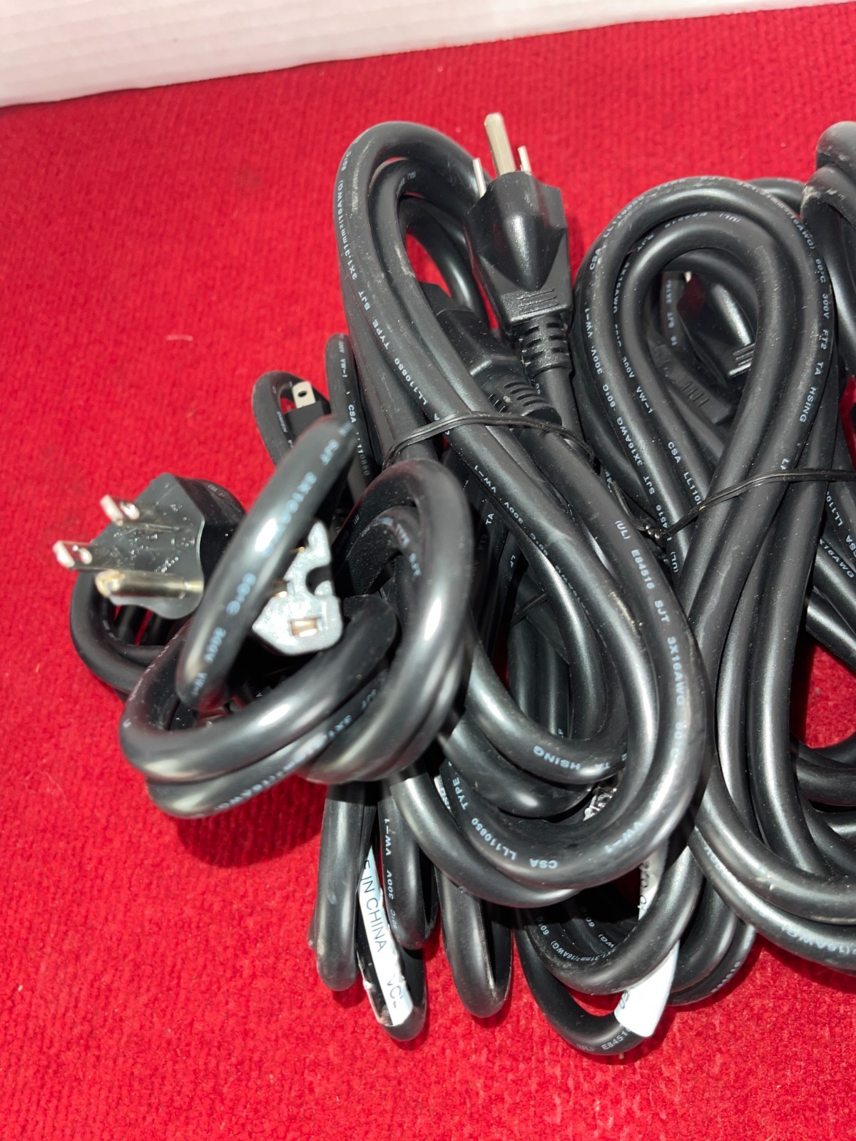 Lot 8 HQRP 10ft AC Power Cord for Cisco 4500 5505 7500 72-0770-01 CAB-9K12A-NA