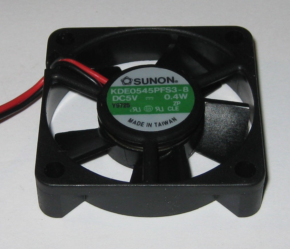 45 mm Quiet Cooling KDE Fan - 5 V - 5 CFM - 22 dB - KDE0545PFS3  11" Leads