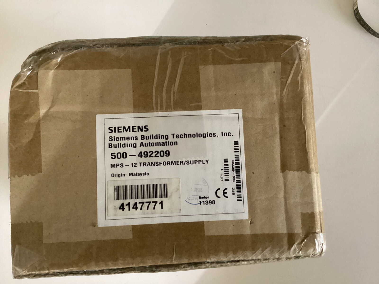 SIEMENS MPS-12 - Pyrotronics MXL MPS-12 Power Supply 24vdc 12 Amp 500-492209 NEW