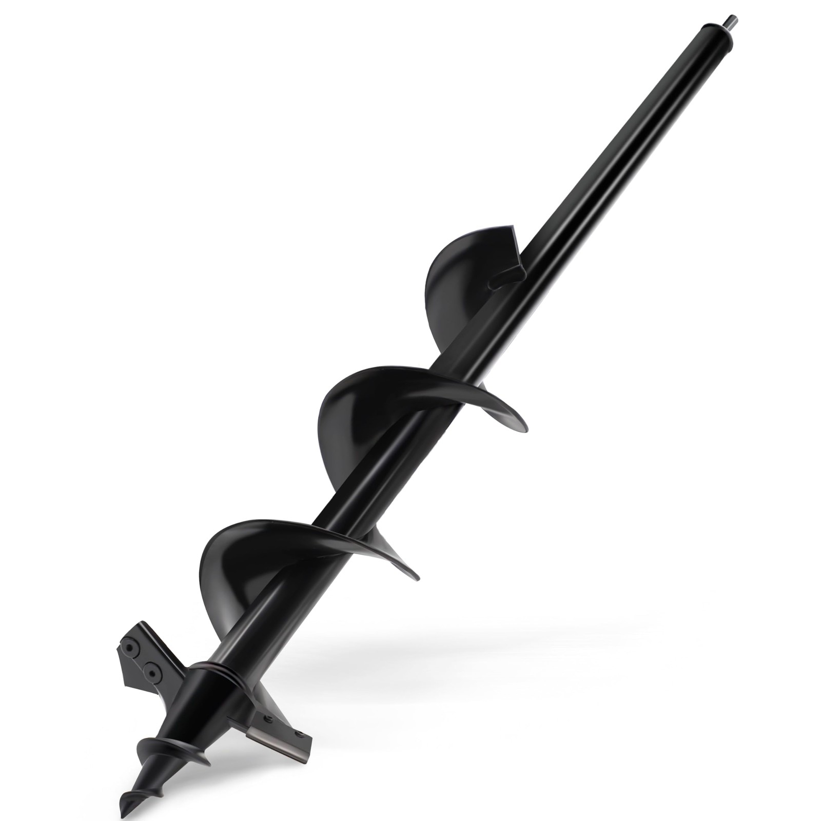 Auger Drill Bit for Planting - 4"X24" Heavy-Duty Auger Post Hole Digger for F...