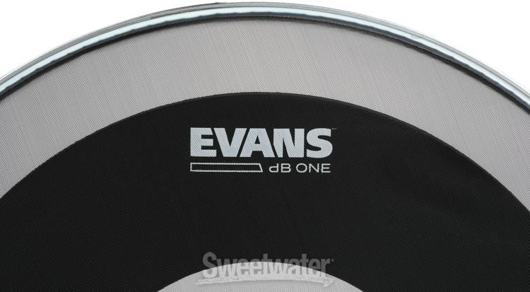 Evans dB One Low Volume Bass Drumhead - 18-inch