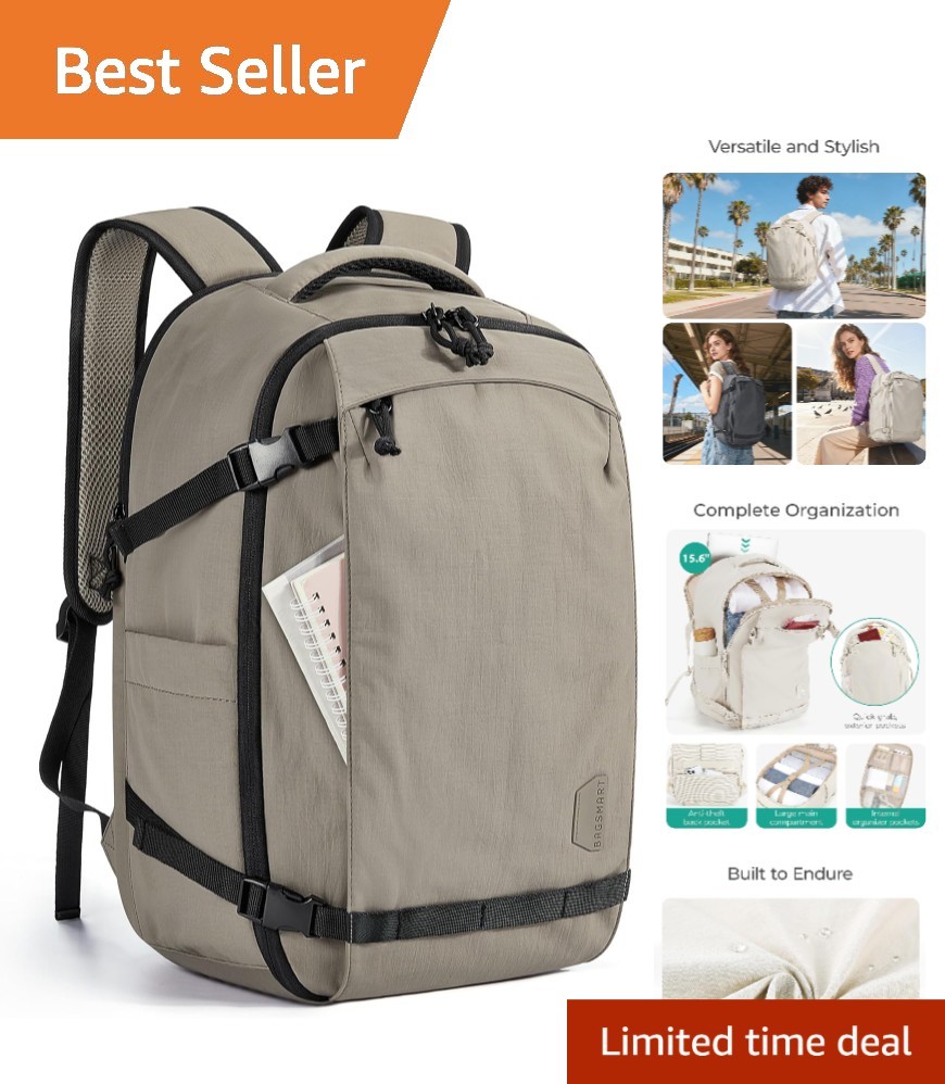 Travel Backpack Women, 15.6 Inch Carry On Backpack Flight Approved, TSA Appro...