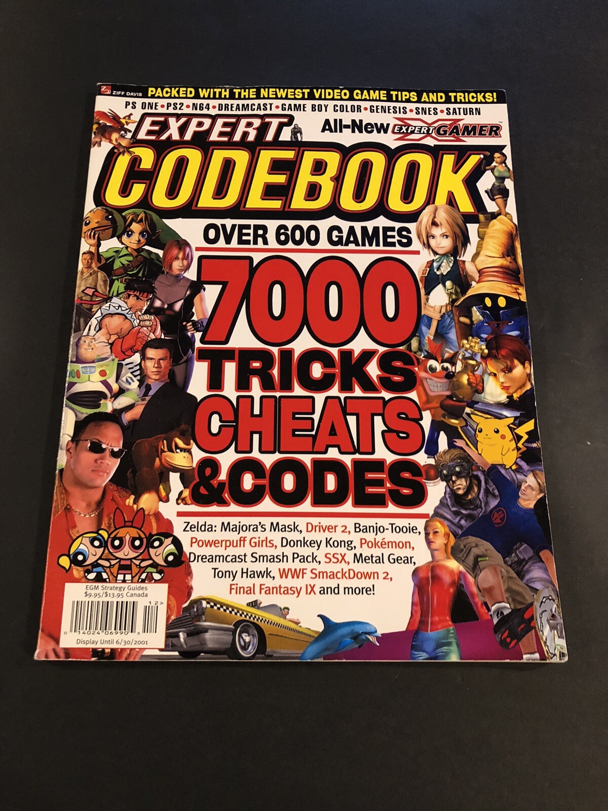 Expert Codebook Expert Gamer Codes Strategy Guide Book Spring Summer 2001