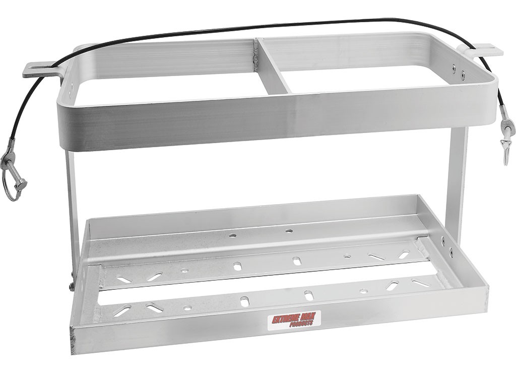 Extreme Max 5001.5858 Aluminum Trailer-Mount Fuel Jug Holder Fits Two 5 Gallon