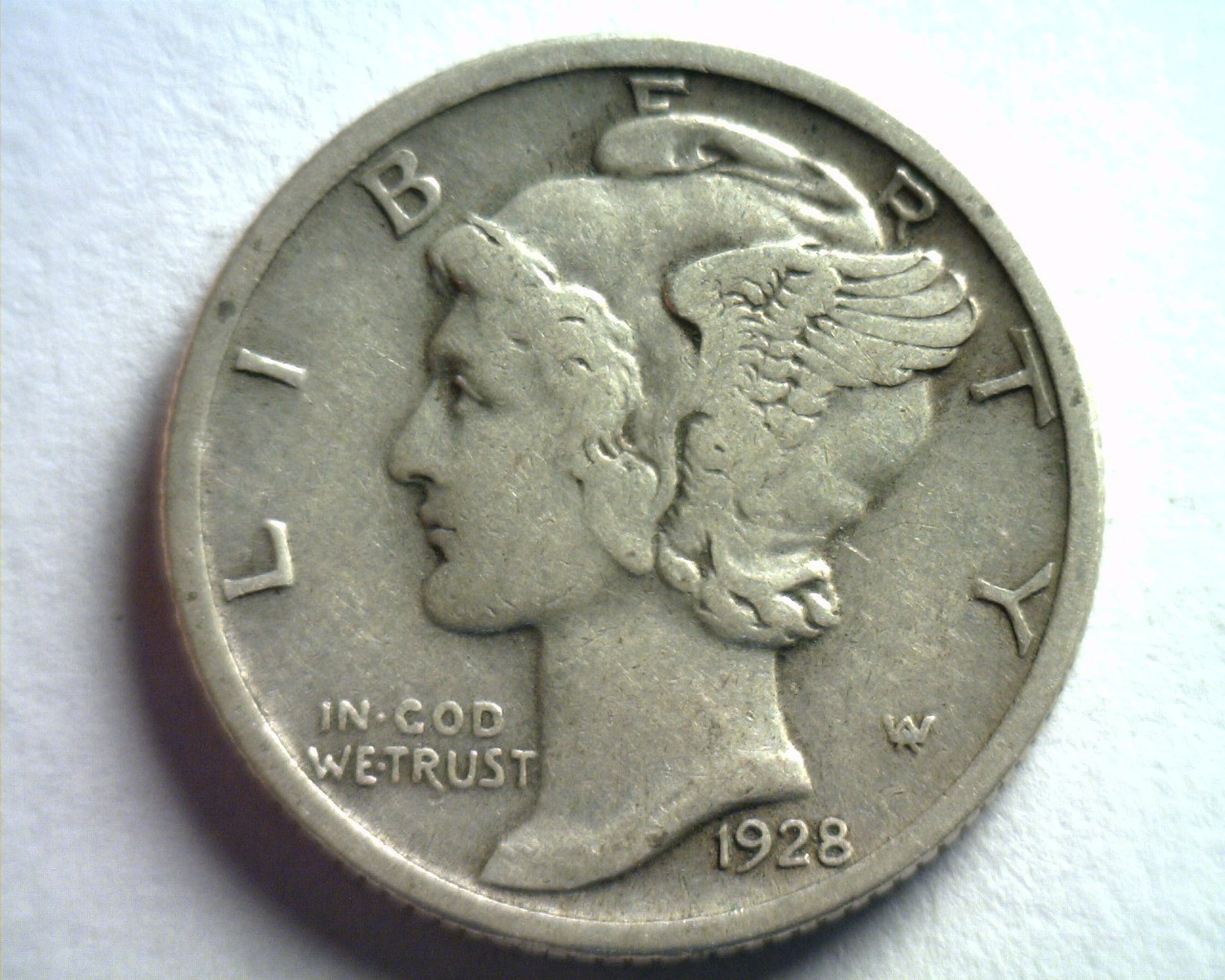 1928 MERCURY DIME VERY FINE / EXTRA FINE+ VF/XF+ VERY FINE / EXTREMELY FINE+