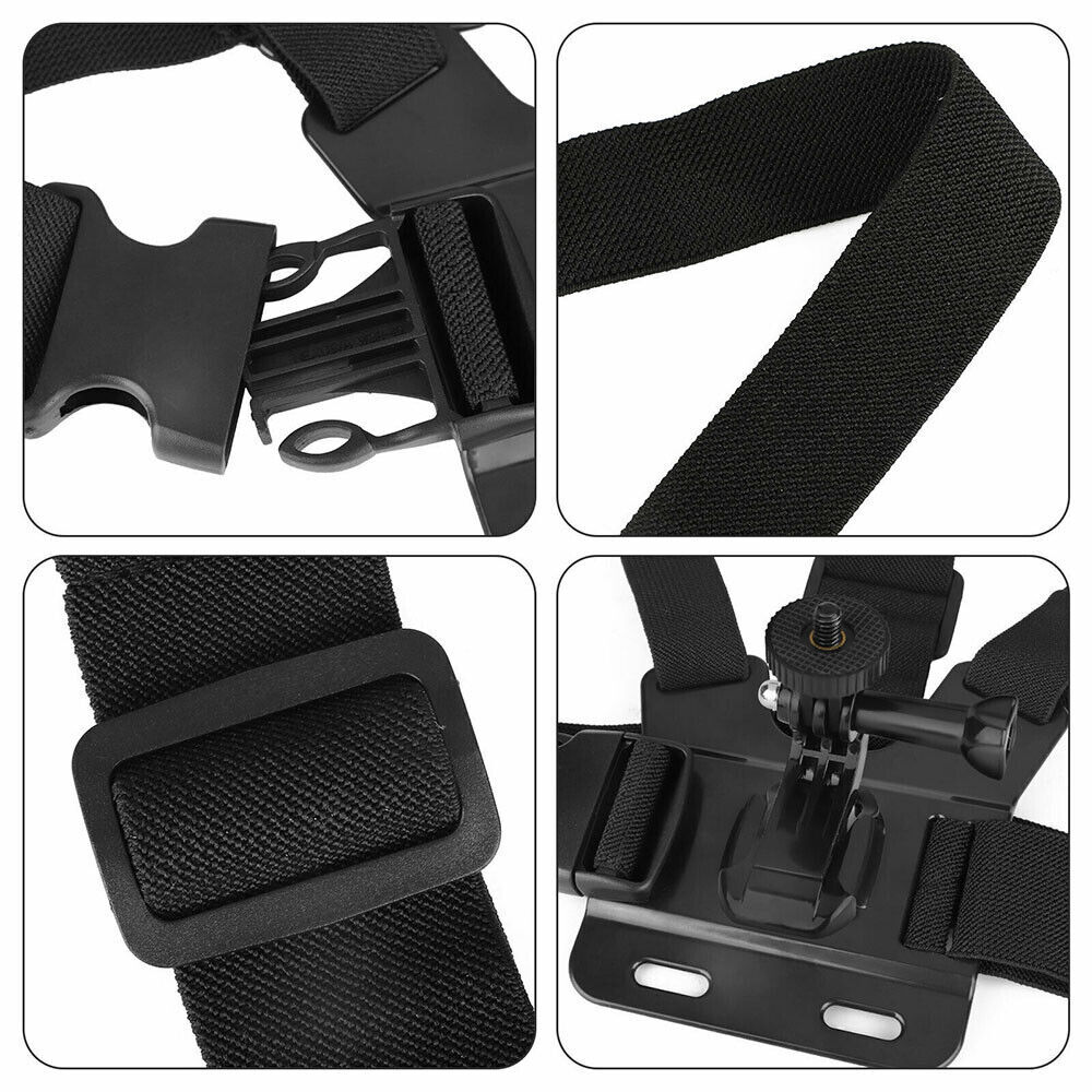 Chest Harness Strap Mount Accessories Adjustable For iPhone Android GoPro Hero