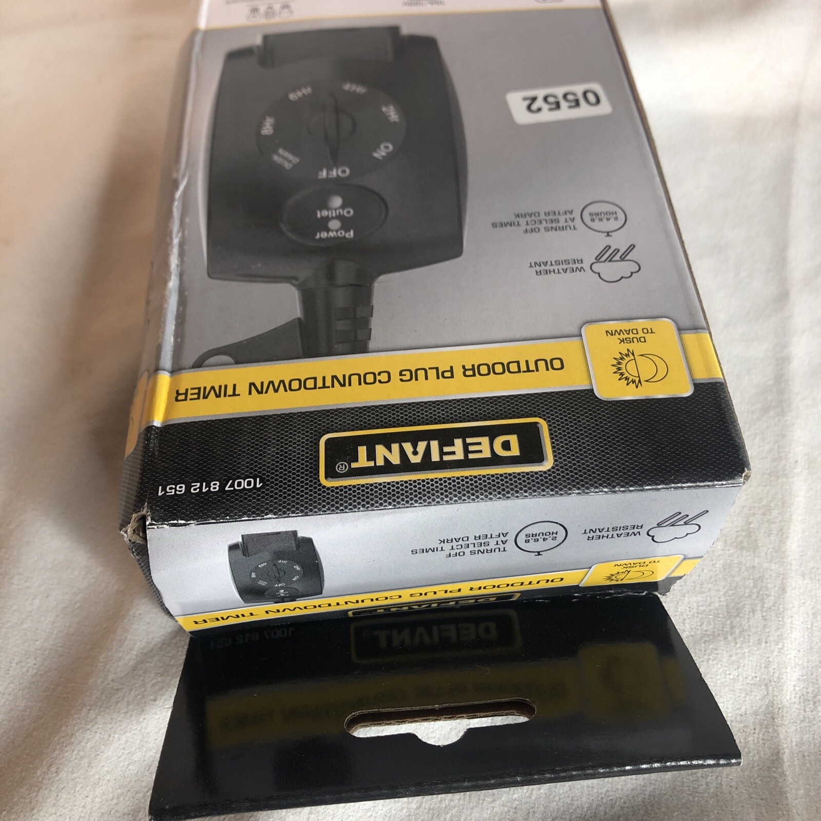 Defiant Mechanical Dusk to Dawn Countdown Timer Black 15AMP 1007812651