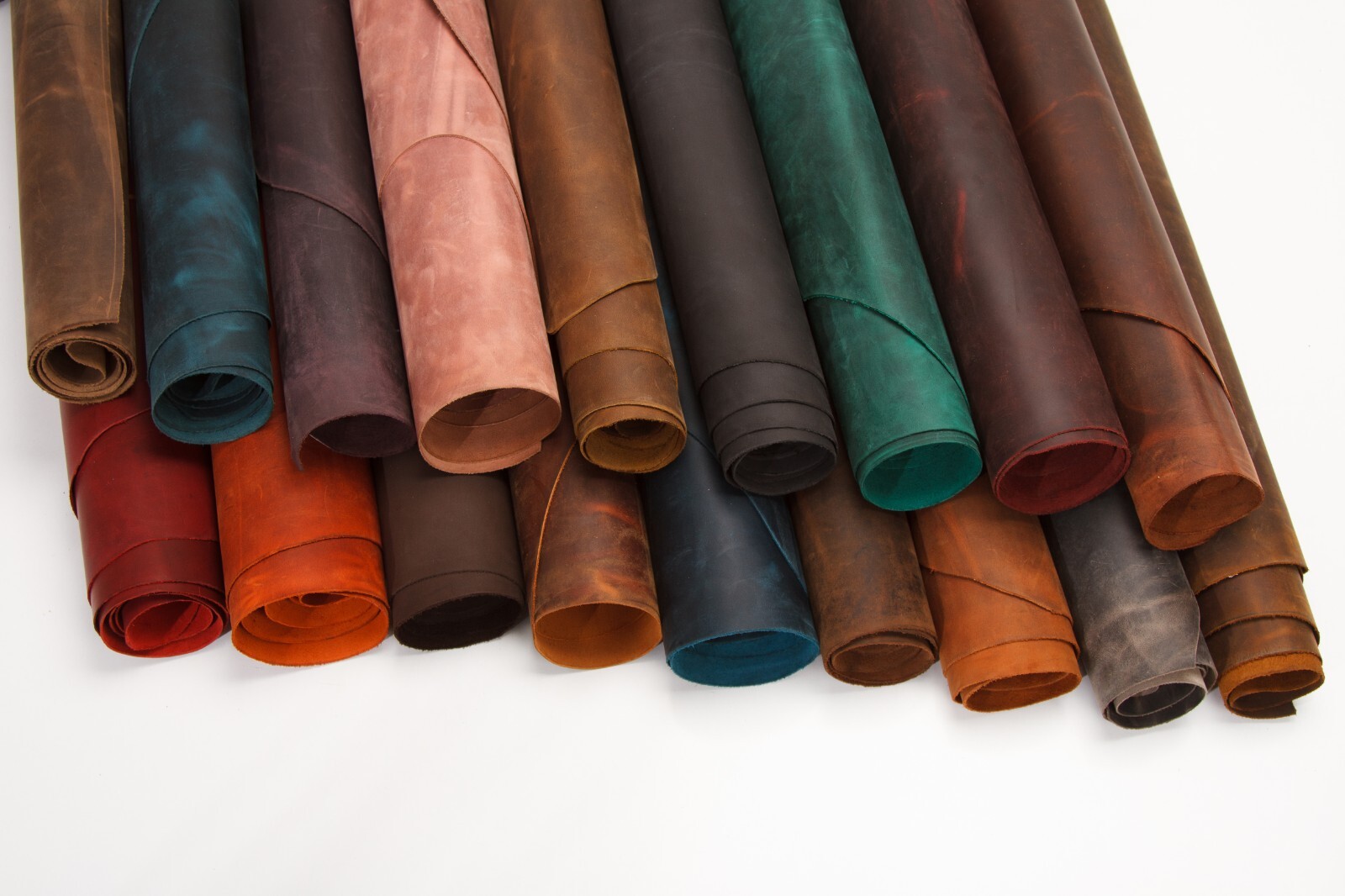 Cream Poudre Full Grain Cowhide Leather, 0.8-1.2mm (2-3oz) Soft Genuine Leather
