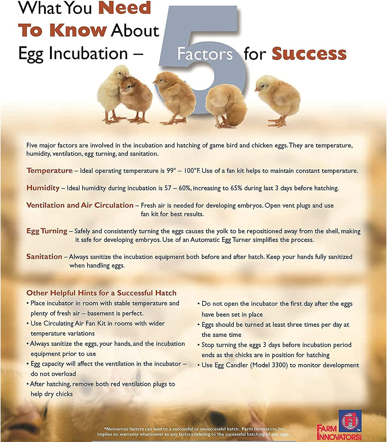 Model 2450 Pro Series Digital Circulated Air Egg Incubator with Automatic Egg Tu