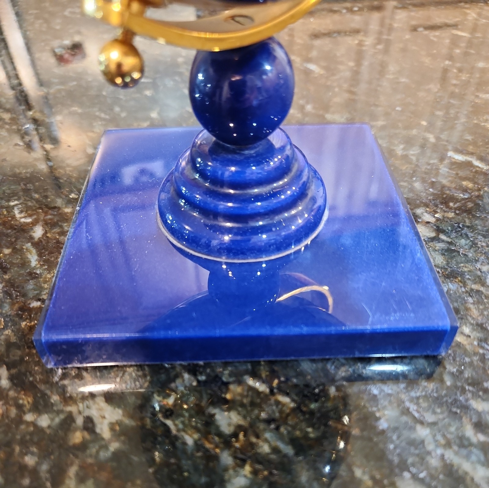 Small Lapis Gemstone Globe