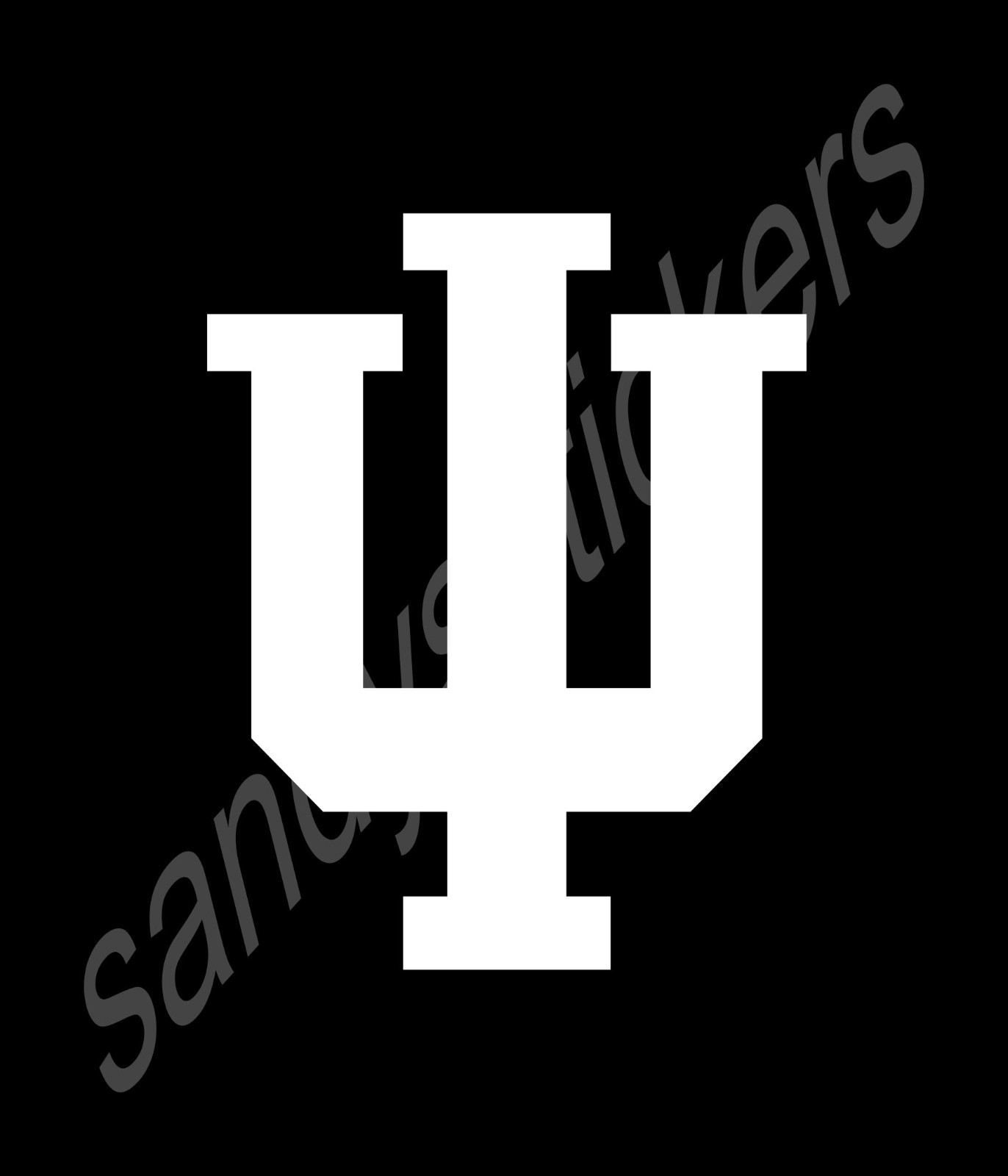 2x Indiana Hoosiers Vinyl Sticker Decal Many Sizes  Car Window Laptop - Set of 2