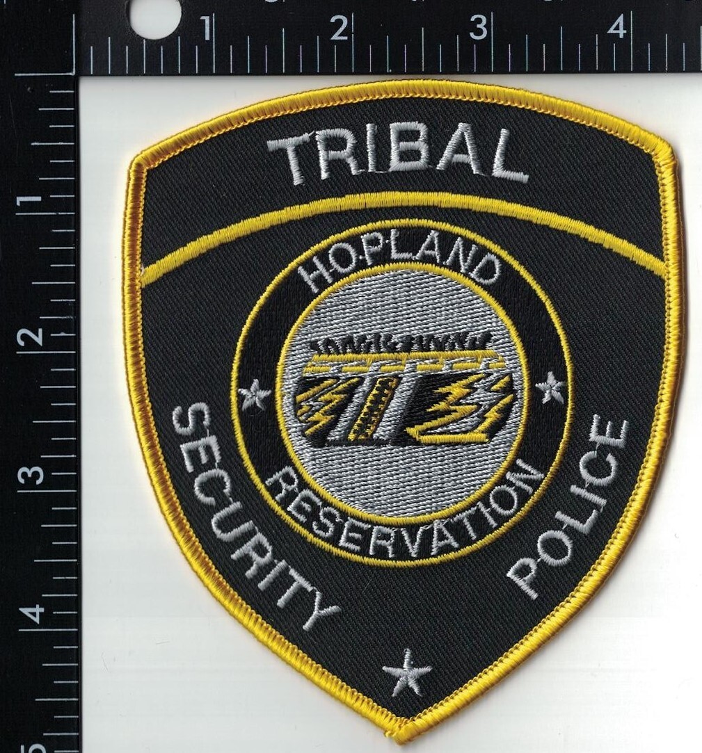 Hopland Reservation Tribal Security Police CA California patch  NEW!
