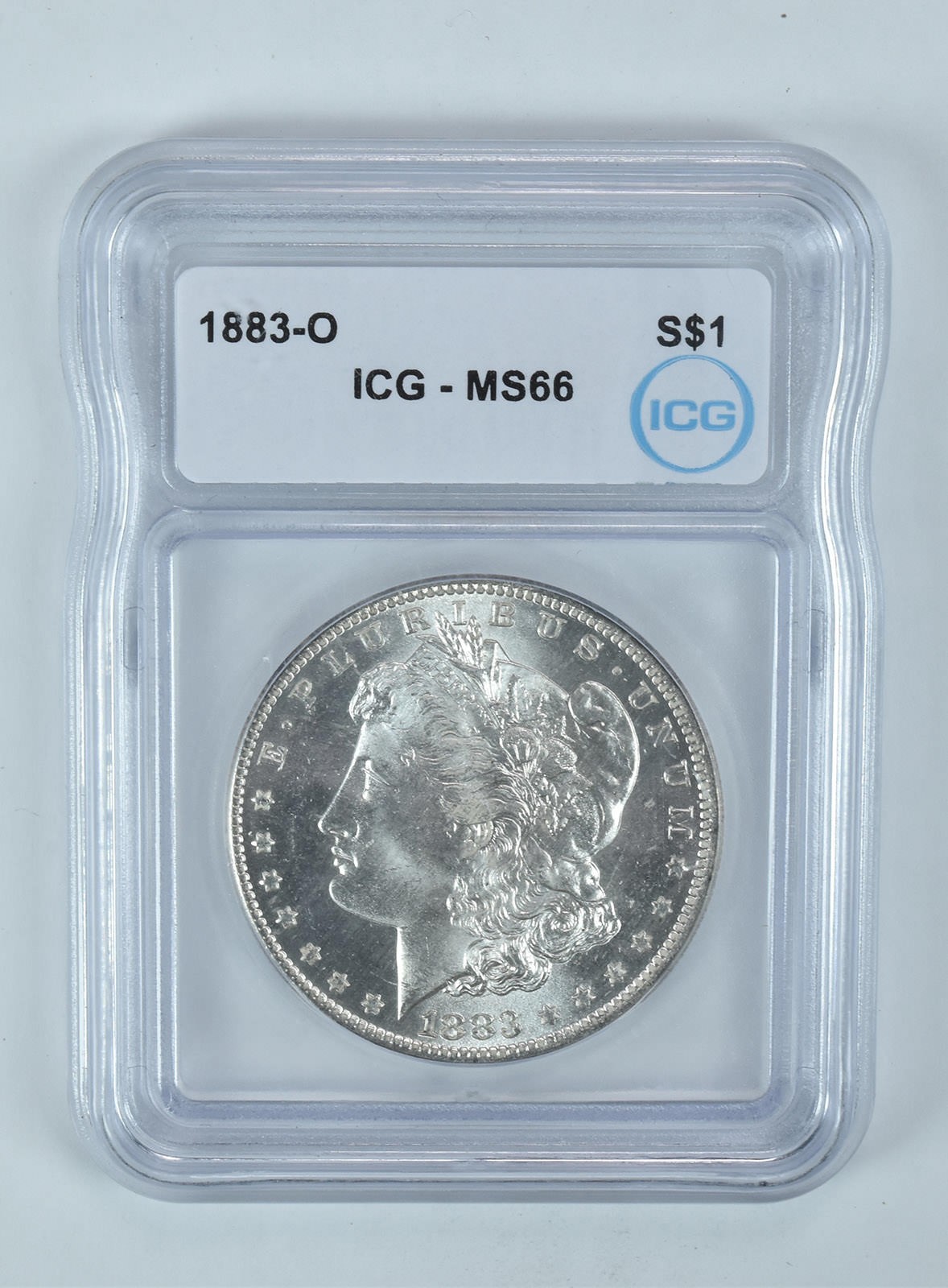 1883-O Morgan Silver Dollar MS66 ICG
