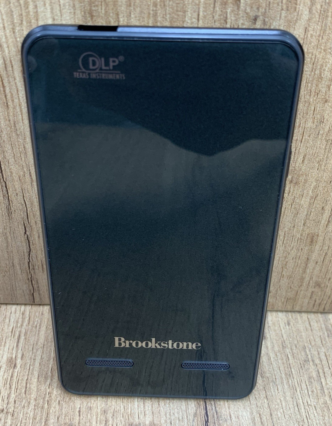 Brookstone HDMI Pico Pocket Projector DLP Rechargeable Tested Working 842364