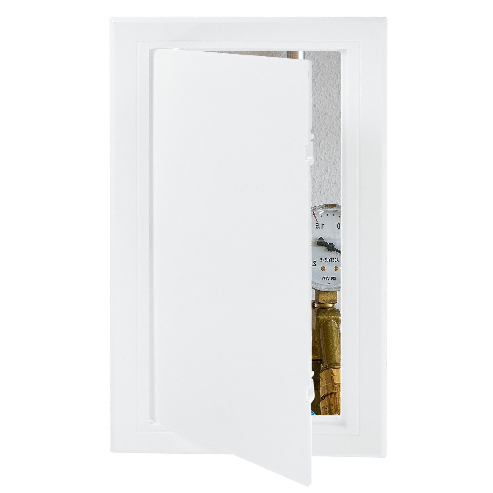 6x11.9 Inch Access Panel for Drywall and Ceiling, ABS Plastic Material (White)