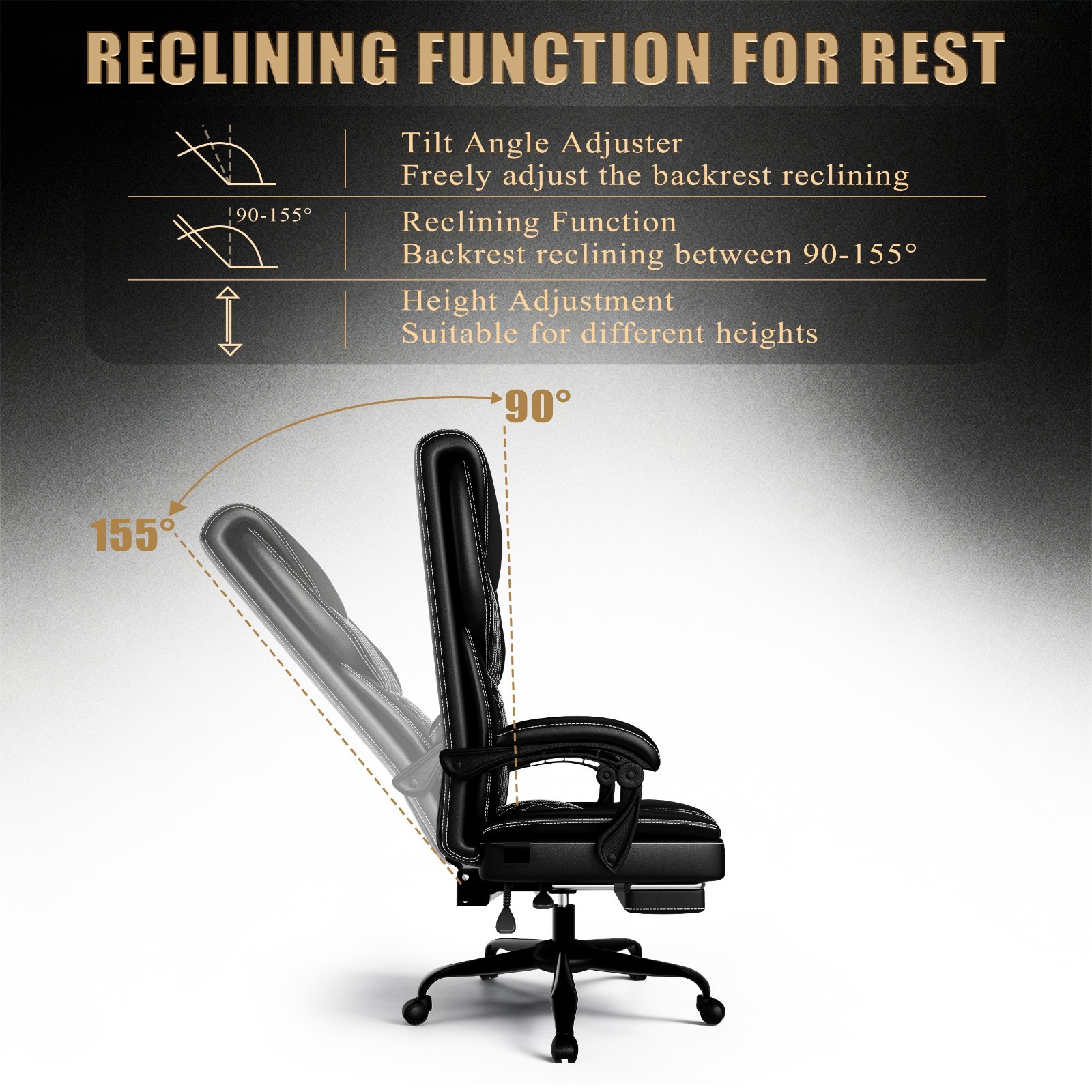 ❄️FREE SHIPPING!❄️Office/Computer/Reclining Chair +Wheels +Thick Padding +More!