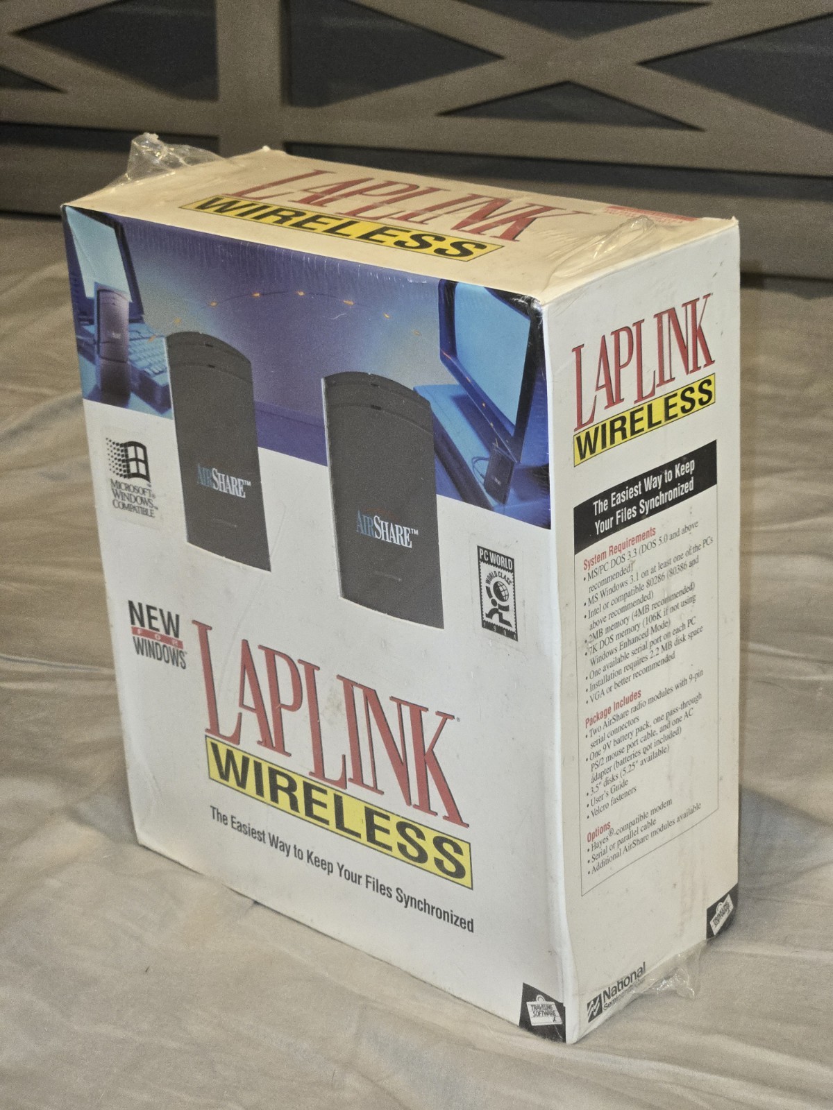 RARE UNOPENED 1994 Travelling Software LapLink Wireless AirShare 1.0