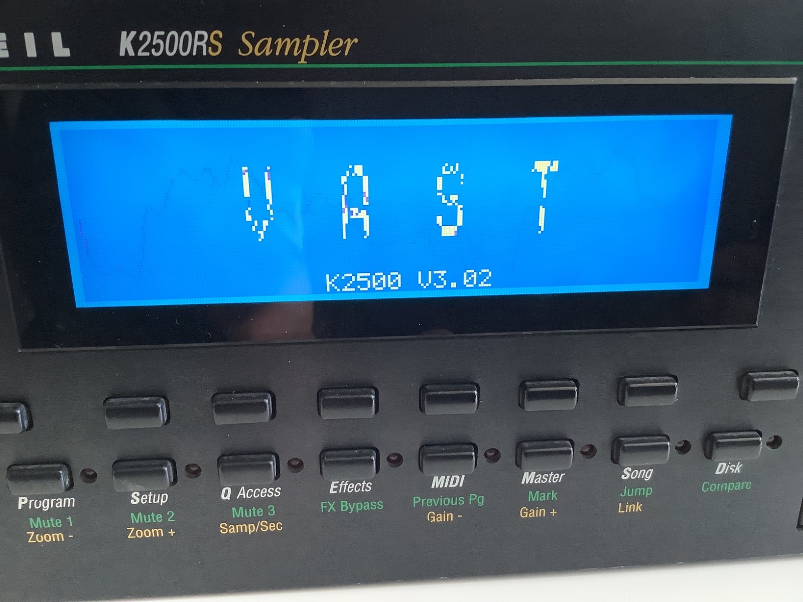 Kurzweil K2500RS VAST Variable Architecture Synthesis Technology