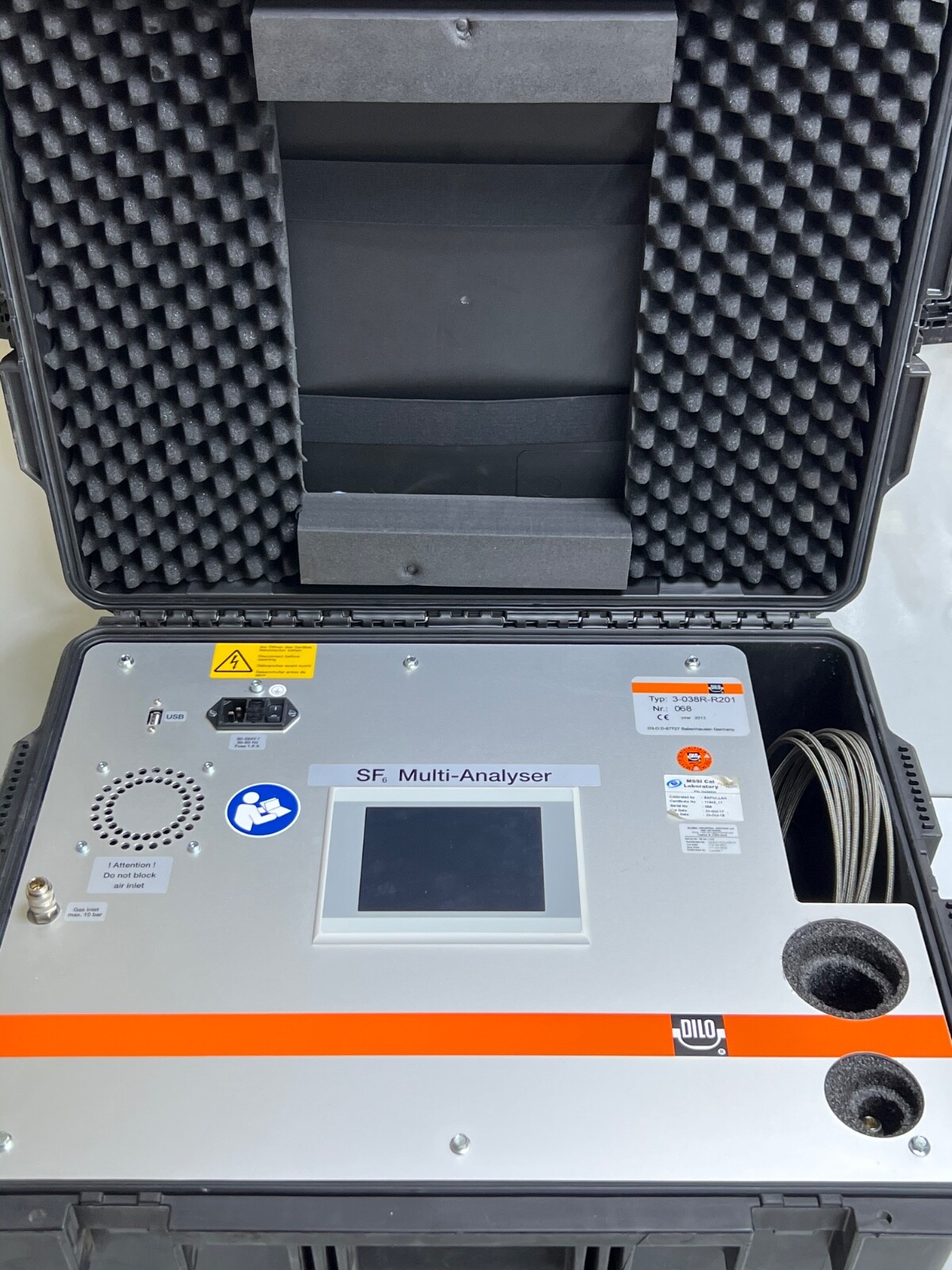 DILO 3-038R-R201 SF6 MULTI-ANALYSER