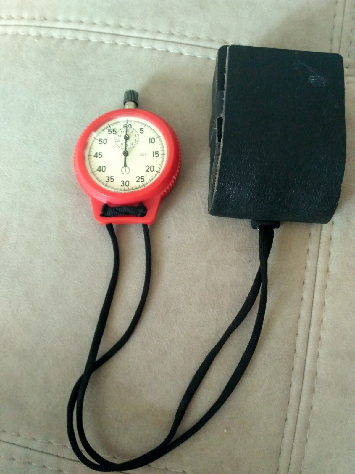 AGAT Vintage Russian USSR Stopwatch mechanical  one-button with a box