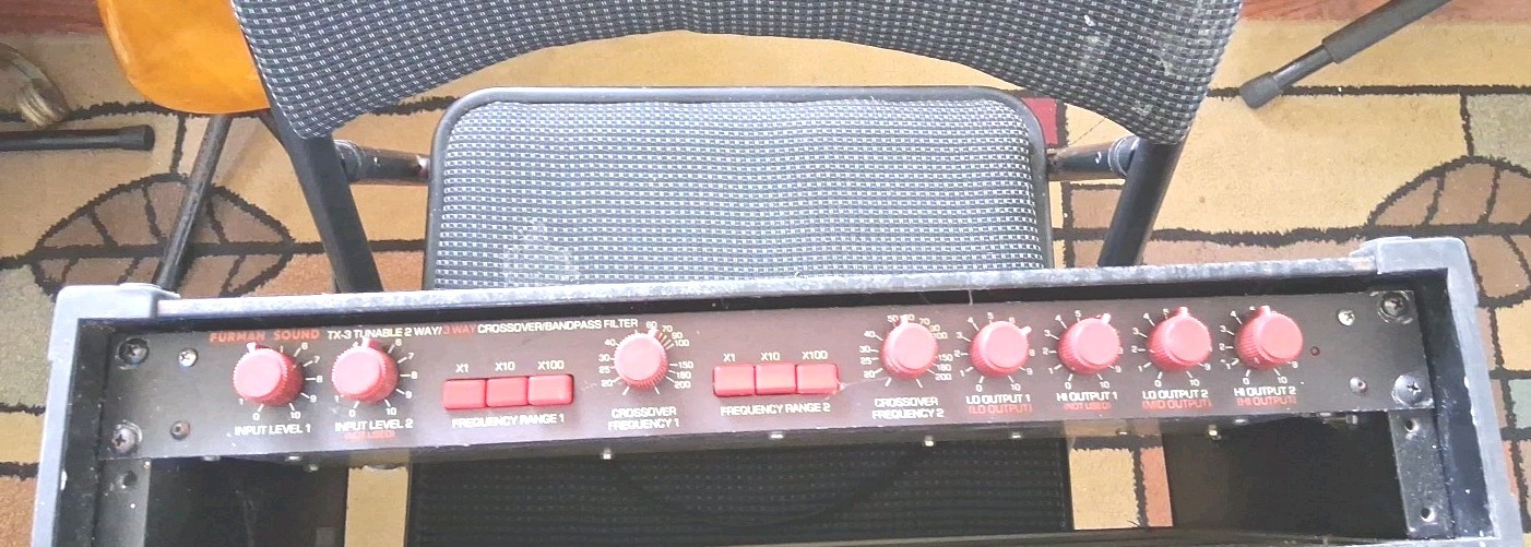 Furman TX-3 Two-way Stereo, 3-way Mono Electronic Crossover | Vintage (READ)