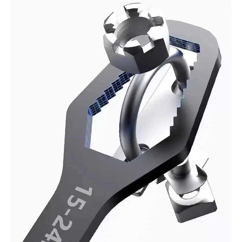 8-24mm Universal Torx Wrench Self-tightening Adjustable Both Ends Spanner Tools.