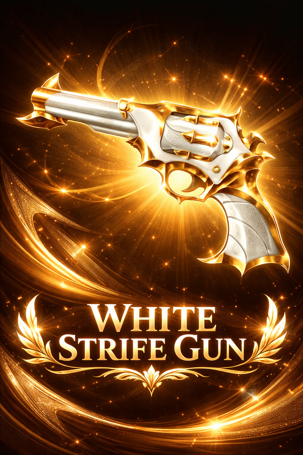 White strife gun MVSD Murderers VS Sheriff Duels  - gun