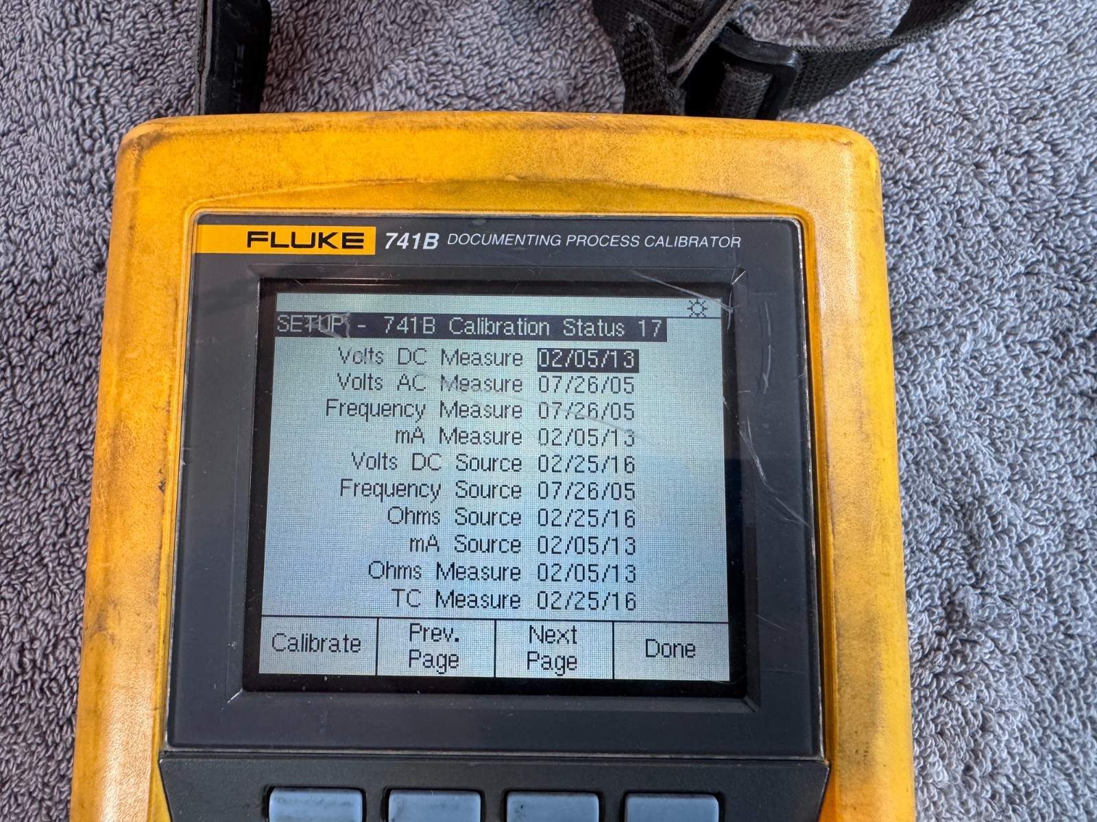 Fluke Documenting Process Calibrator 741B (No Charger)