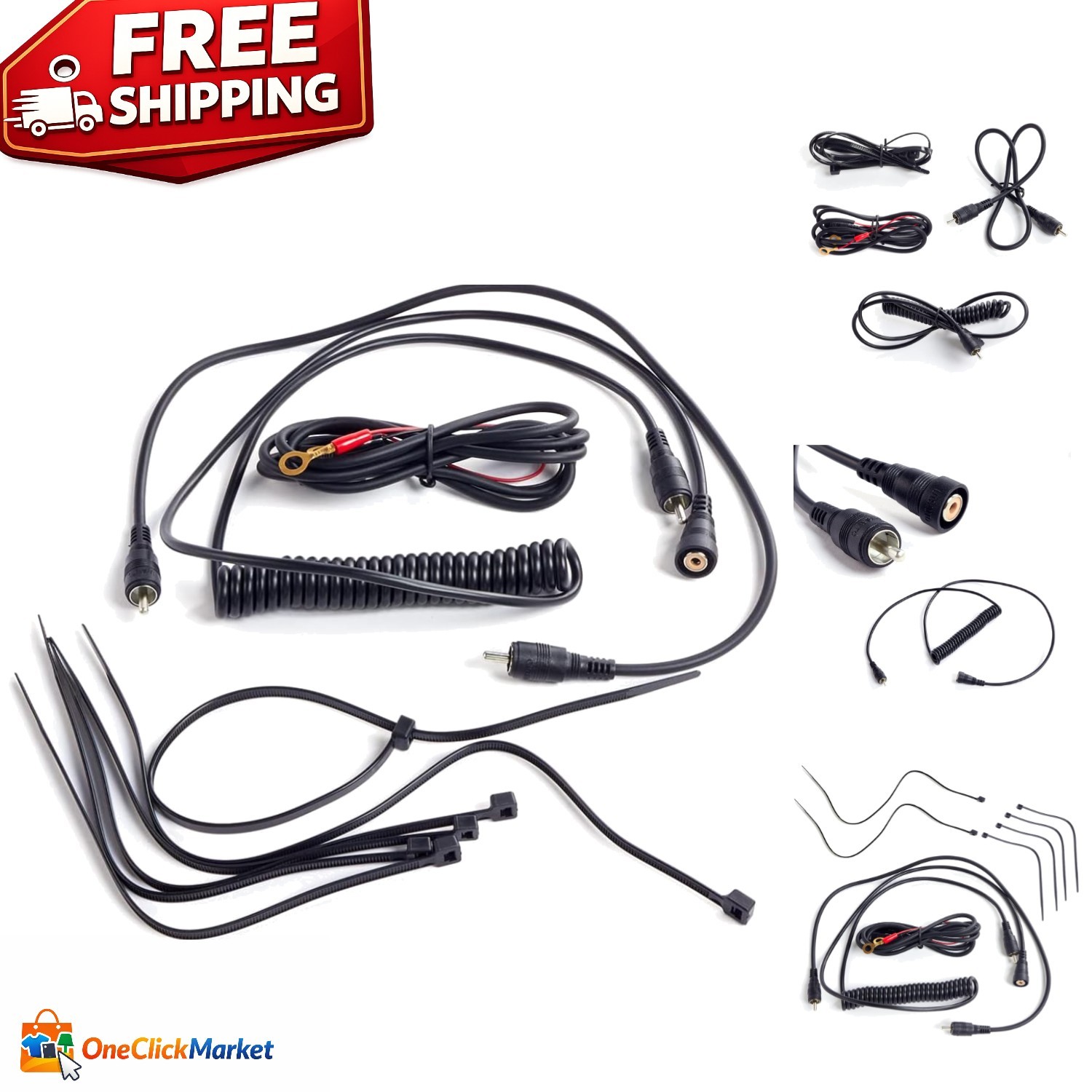 Heated Face Shield Power Cord Replacement for CX950 Helmets - Easy Install