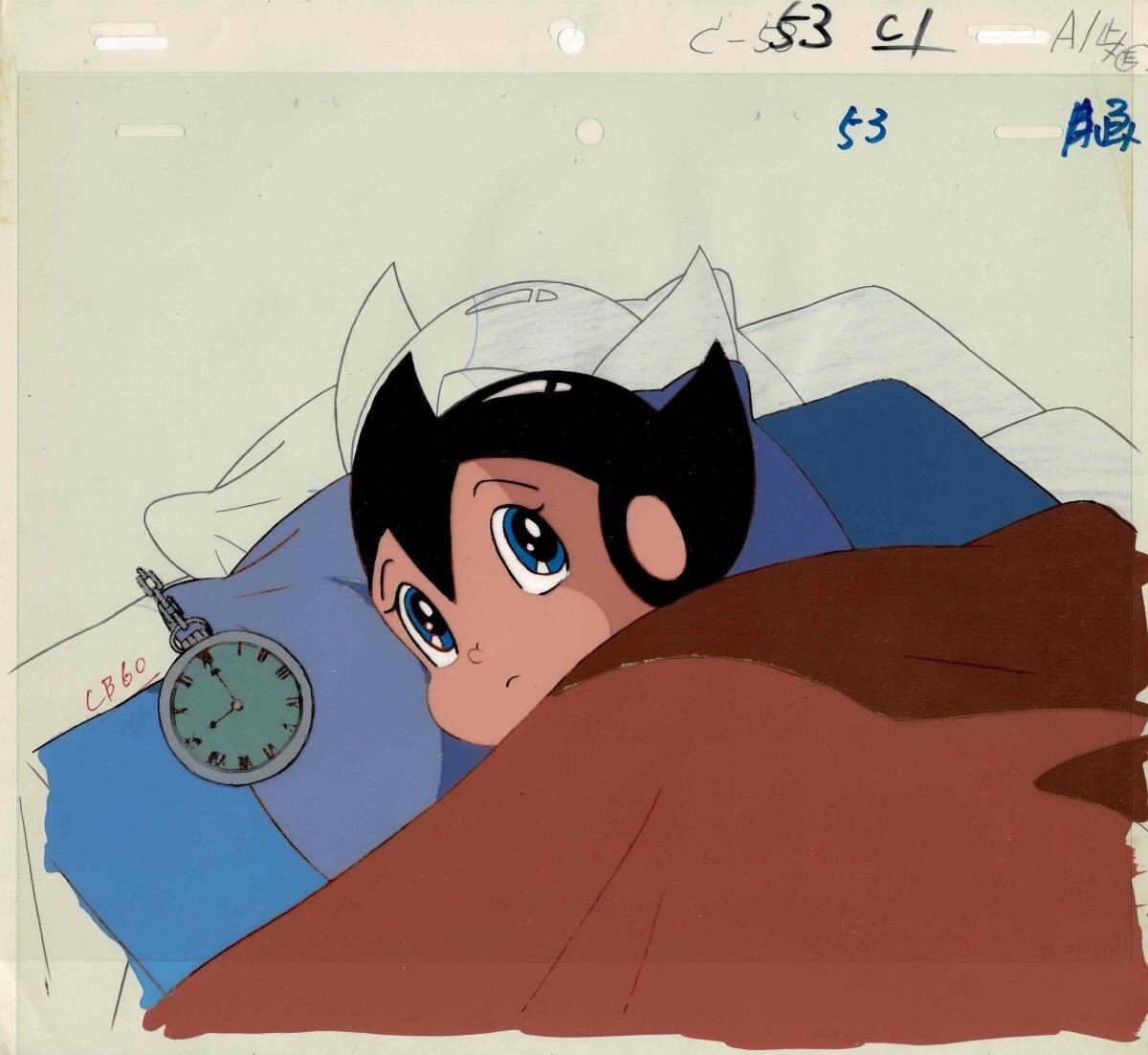 JETTER MARS Anime Cel & Douga Set Tezuka Osamu Original Art Toei Vintage
